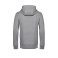 Heather Gray - Side - B&C Mens King Zipped Hooded Sweat