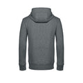 Heather Mid Gray - Back - B&C Mens King Zipped Hooded Sweat