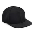 Black - Front - Beechfield Unisex Adult Two Tone Baseball Cap