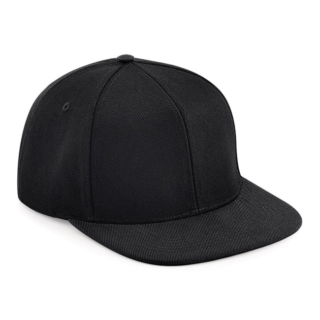 Black - Front - Beechfield Unisex Adult Two Tone Baseball Cap