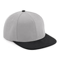 Gray-Black - Front - Beechfield Unisex Adult Two Tone Baseball Cap