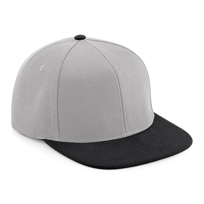 Gray-Black - Front - Beechfield Unisex Adult Two Tone Baseball Cap