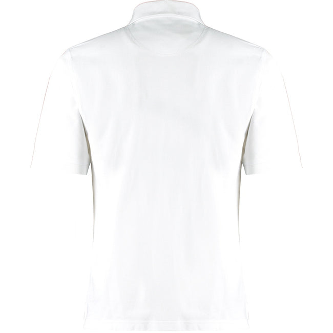 White - Back - Kustom Kit Mens Polo Shirt