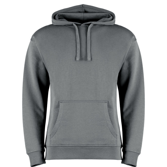 Gray Heather - Front - Kustom Kit Mens Hoodie