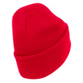 Classic Red - Back - Beechfield Original Cotton Cuffed Beanie