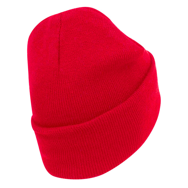 Classic Red - Back - Beechfield Original Cotton Cuffed Beanie