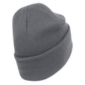 Graphite - Back - Beechfield Original Cotton Cuffed Beanie