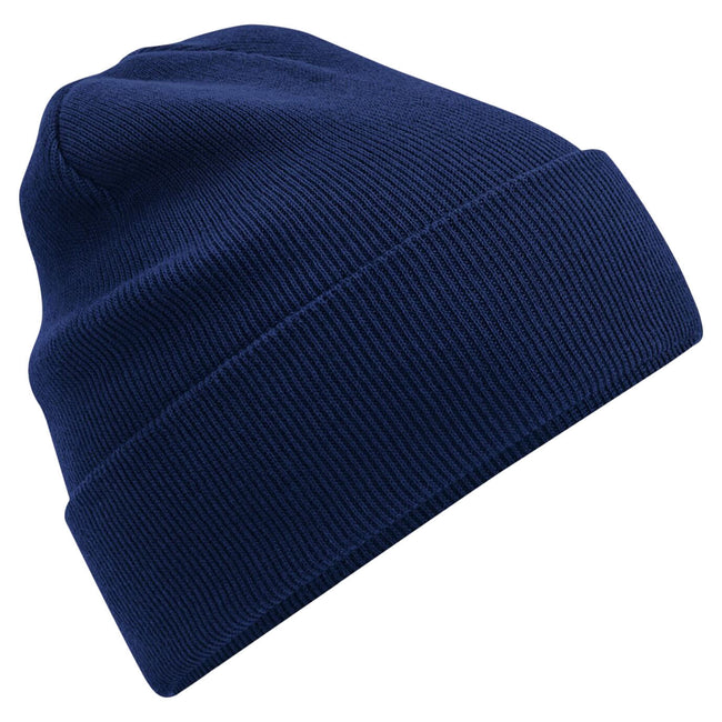 Oxford Navy - Front - Beechfield Original Cotton Cuffed Beanie
