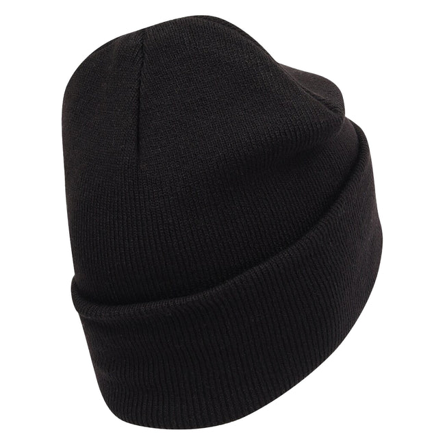 Black - Back - Beechfield Original Cotton Cuffed Beanie