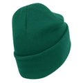 Bottle Green - Back - Beechfield Original Cotton Cuffed Beanie