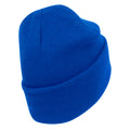 Bright Royal Blue - Back - Beechfield Original Cotton Cuffed Beanie