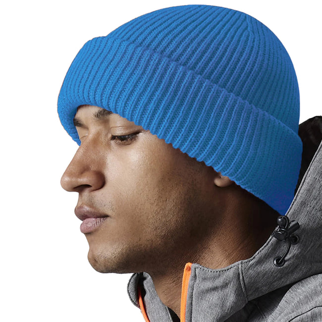 Sapphire Blue - Back - Beechfield Elements Wind Resistant Beanie