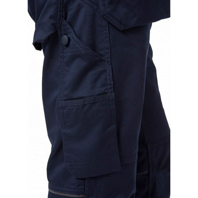 Navy Blue - Side - Helly Hansen Mens Manchester Work Trousers