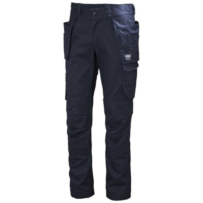 Navy Blue - Front - Helly Hansen Mens Manchester Work Trousers