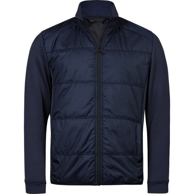 Navy - Front - Tee Jays Mens Hybrid Stretch Jacket