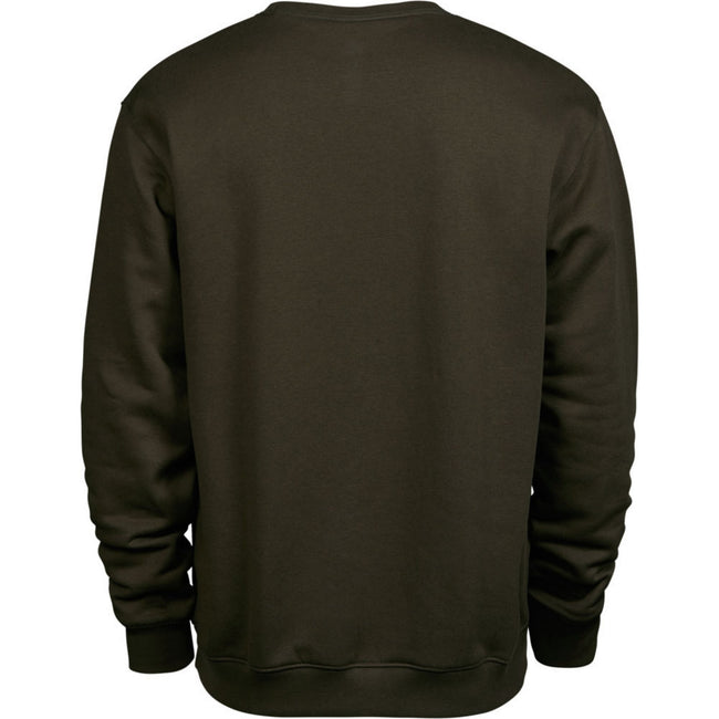 Dark Olive - Back - Tee Jays Mens Heavyweight Sweatshirt