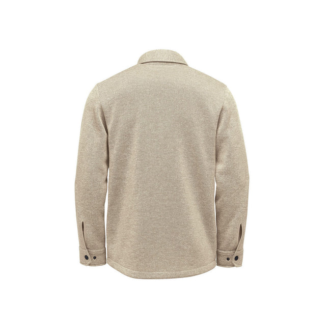 Oatmeal Heather - Back - Stormtech Mens Avalanche Fleece Shirt