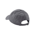 Graphite - Back - Beechfield Natural Cotton Panelled Baseball Cap