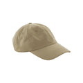Desert Sand - Front - Beechfield Natural Cotton Panelled Baseball Cap