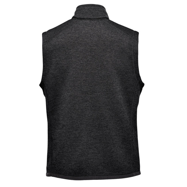 Black Heather - Back - Stormtech Mens Avalante Pure Earth Full Zip Vest
