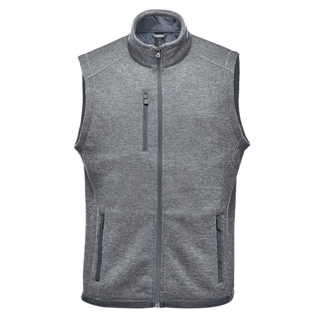 Granite Heather - Front - Stormtech Mens Avalante Pure Earth Full Zip Vest