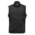 Black Heather - Front - Stormtech Mens Avalante Pure Earth Full Zip Vest