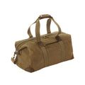 Desert Sand - Front - Quadra Heritage Leather Accents Carryall