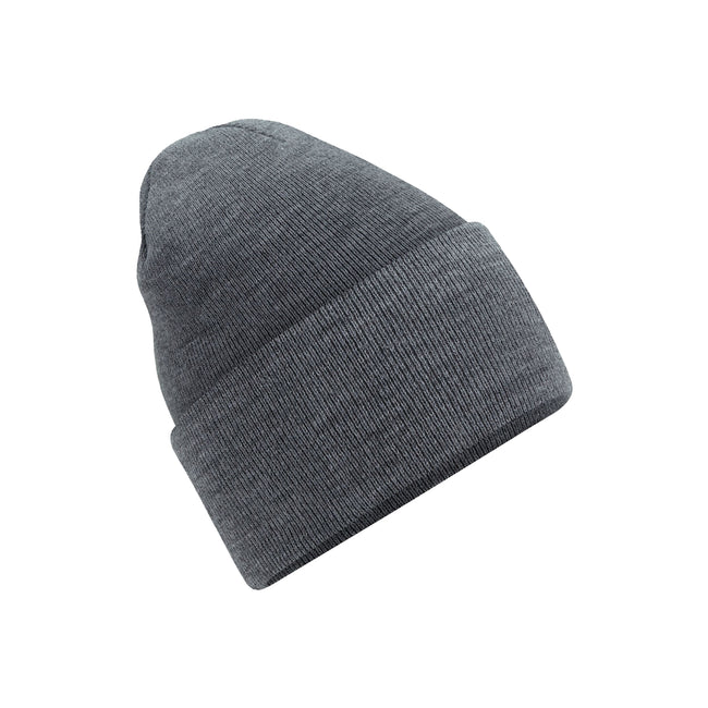 Graphite - Front - Beechfield Unisex Adult Orginal Deep Cuffed Beanie