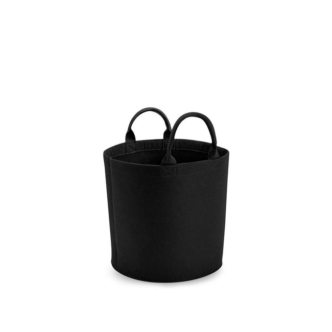 Black - Side - Bagbase Felt Trug
