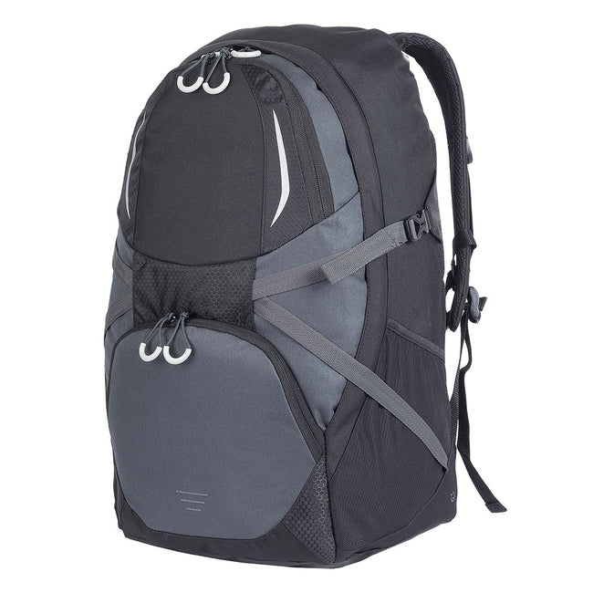 Black-Dark Grey - Side - Shugon Solomon Explorer Hiking Knapsack