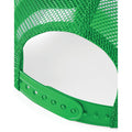 Pure Green-White - Front - Beechfield Unisex Adult Snapback Trucker Cap