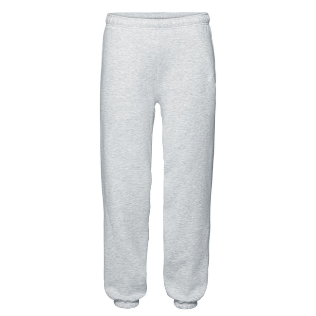 Heather Grey - Front - Fruit of the Loom Mens Premium Elasticated Cuff Sweatpants