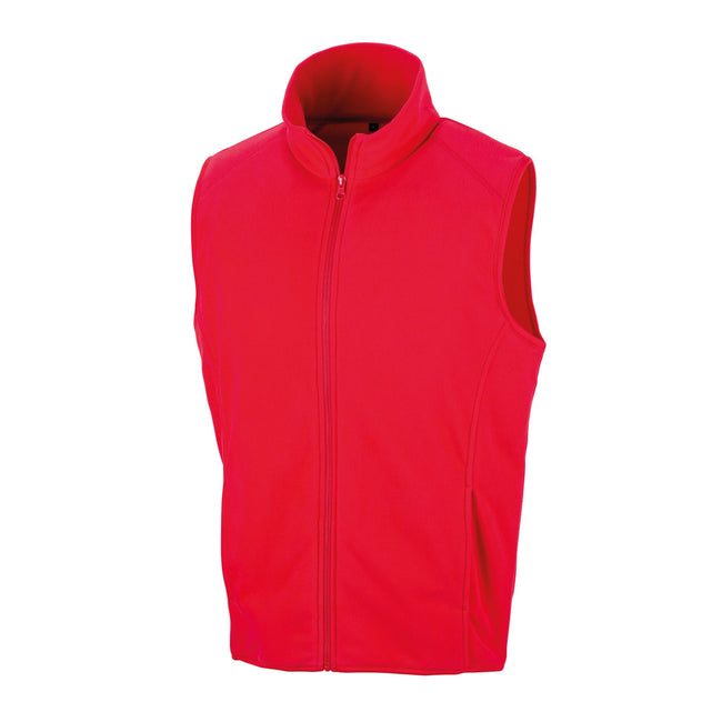Red - Front - Result Core Unisex Adult Microfleece Vest
