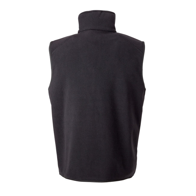 Black - Back - Result Core Unisex Adult Microfleece Vest