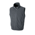 Charcoal - Front - Result Core Unisex Adult Microfleece Vest