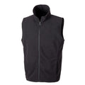 Black - Front - Result Core Unisex Adult Microfleece Vest