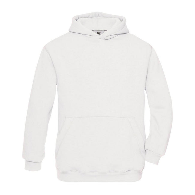 White - Front - B&C Childrens-Kids Hoodie