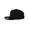 Black - Close up - Flexfit Unisex Adult Classic Snapback Cap