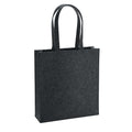 Charcoal Melange - Front - Bagbase Felt Tote Bag
