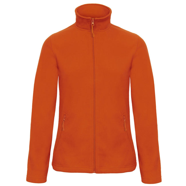Pumpkin Orange - Front - B&C Womens-Ladies ID.501 Fleece Jacket