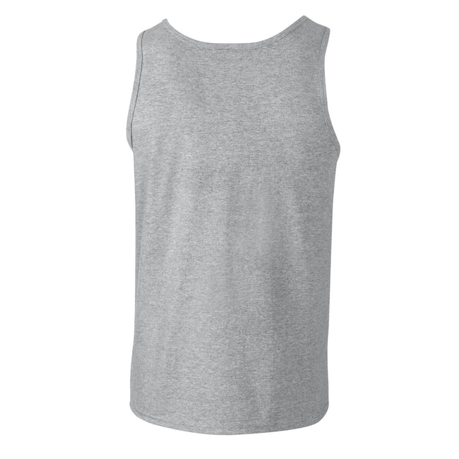 Sports Gray - Back - Gildan Mens Soft Tank Top