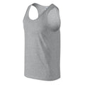 Sports Gray - Side - Gildan Mens Soft Tank Top
