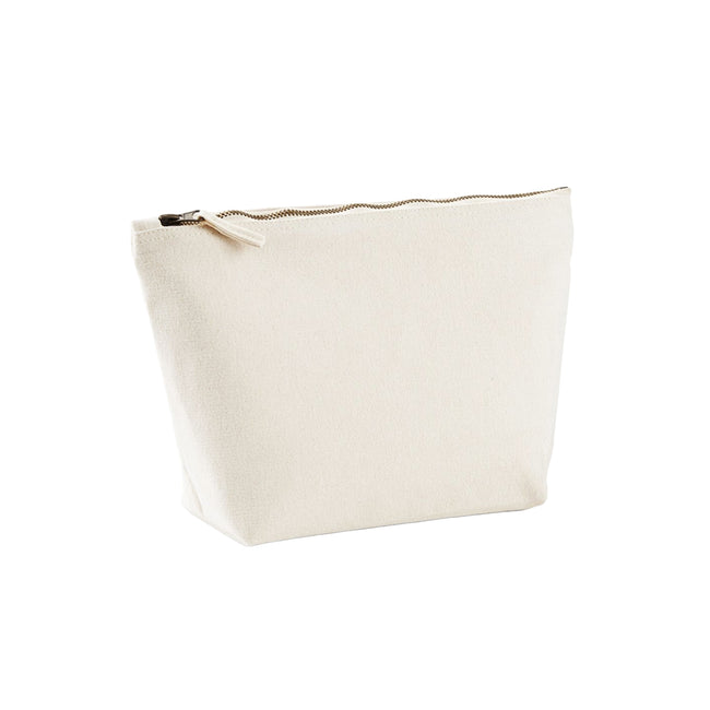 Natural - Front - Westford Mill Canvas Toiletry Bag