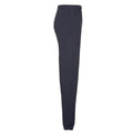 Deep Navy - Side - Fruit of the Loom Mens Elasticated Cuff Sweatpants