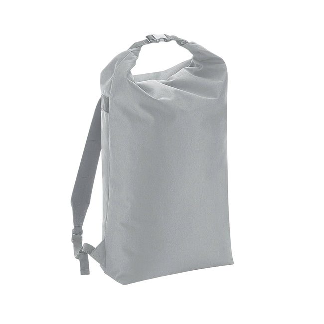Light Grey - Front - Bagbase Icon Roll Top Knapsack