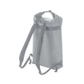 Light Grey - Back - Bagbase Icon Roll Top Knapsack