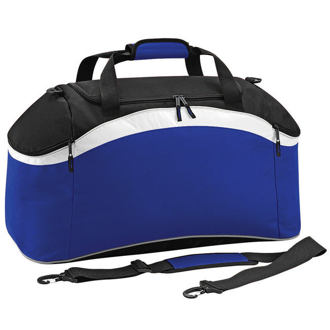 Bright Royal Blue-Black-White - Front - Bagbase Teamwear Carryall