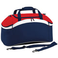 French Navy-Classic Red-White - Front - Bagbase Teamwear Carryall