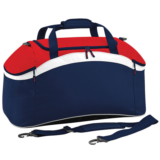 French Navy-Classic Red-White - Front - Bagbase Teamwear Carryall