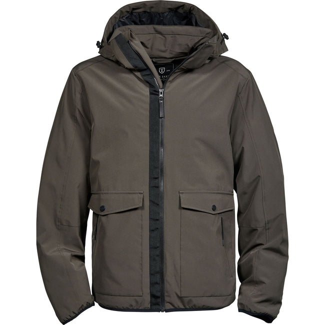 Dark Olive - Front - Tee Jays Mens Urban Adventure Jacket